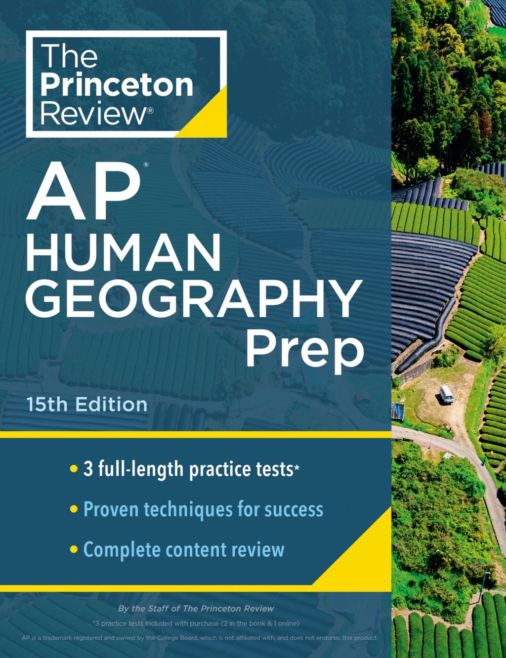 Princeton Review AP Human Geography Prep, 15th Edition 3 Practice Tests + Complete Content Review + Strategies & Techniques 15th Edition