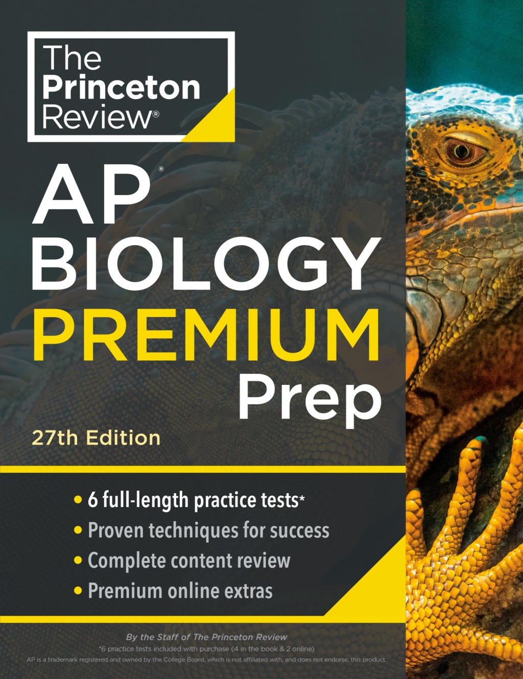 Princeton Review AP Biology Premium Prep 6 Practice Tests + Complete Content Review + Strategies & Techniques 27th Edition