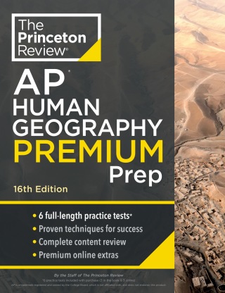 Cover image: Princeton Review AP Human Geography Premium Prep 16th edition 9780593517703