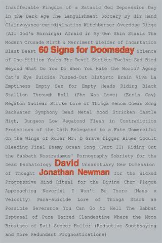 Cover image: 60 Signs for Doomsday 9780595305766