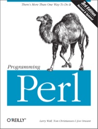 Cover image: Programming Perl 3rd edition 9780596000271