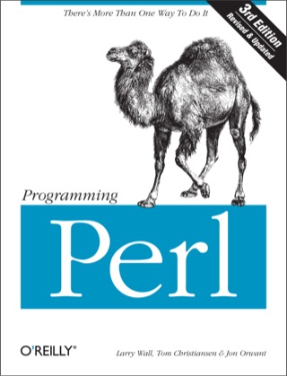 Cover image: Programming Perl 3rd edition 9780596000271