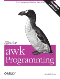 Cover image: Effective awk Programming 3rd edition 9780596805371