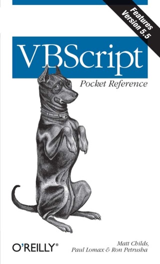 Cover image: VBScript Pocket Reference 1st edition 9780596001261