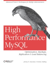Cover image: High Performance MySQL 1st edition 9780596003067
