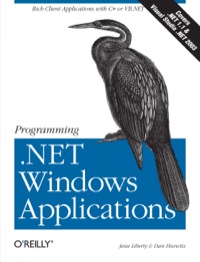 Cover image: Programming .NET Windows Applications 1st edition 9780596003210