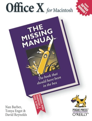 Cover image: Office X for Macintosh:  The Missing Manual 1st edition 9780596003326