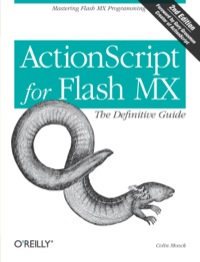 Cover image: ActionScript for Flash MX: The Definitive Guide 2nd edition 9780596003968