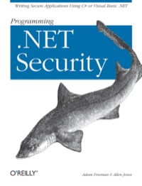 Cover image: Programming .NET Security 1st edition 9780596004422