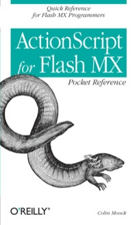 Cover image: ActionScript for Flash MX Pocket Reference 1st edition 9780596005146