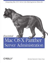 Cover image: Essential Mac OS X Panther Server Administration 1st edition 9780596006358