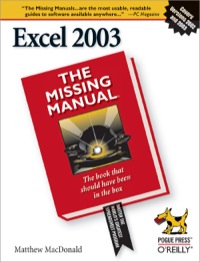 Cover image: Excel 2003: The Missing Manual 1st edition 9780596006648
