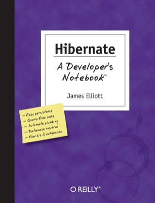 Cover image: Hibernate: A Developer's Notebook 1st edition 9780596006969