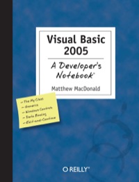 Cover image: Visual Basic 2005: A Developer's Notebook 1st edition 9780596007263