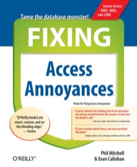 Cover image: Fixing Access Annoyances 1st edition 9780596008529