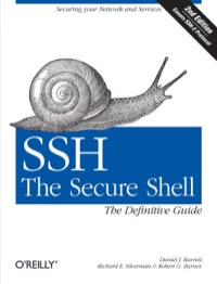 Cover image: SSH, The Secure Shell: The Definitive Guide 2nd edition 9780596008956