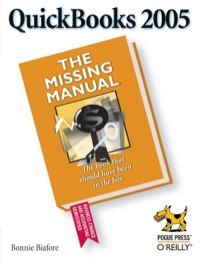 Cover image: QuickBooks 2005: The Missing Manual 1st edition 9780596009014