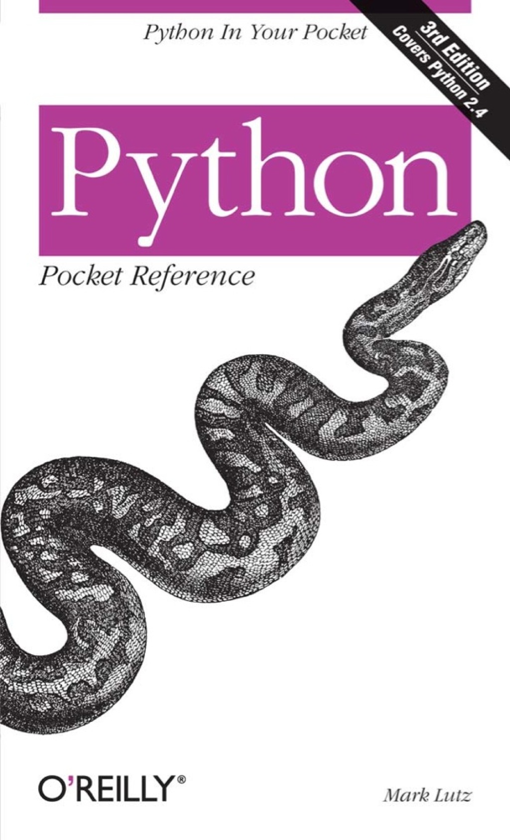 Python Pocket Reference 3rd Edition