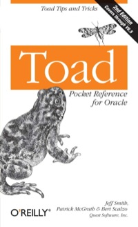 Cover image: Toad Pocket Reference for Oracle 2nd edition 9780596009717