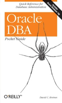 Cover image: Oracle DBA Pocket Guide 1st edition 9780596100490