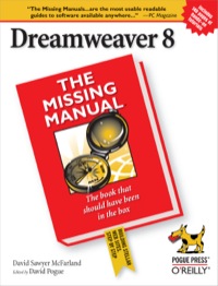 Cover image: Dreamweaver 8: The Missing Manual 1st edition 9780596100568