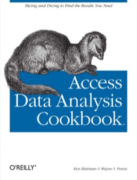 Cover image: Access Data Analysis Cookbook 1st edition 9780596101220