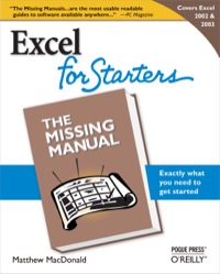 Cover image: Excel 2003 for Starters: The Missing Manual 1st edition 9780596101541