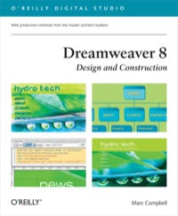 Cover image: Dreamweaver 8 Design and Construction 1st edition 9780596101633