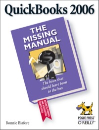 Cover image: QuickBooks 2006: The Missing Manual 1st edition 9780596101848