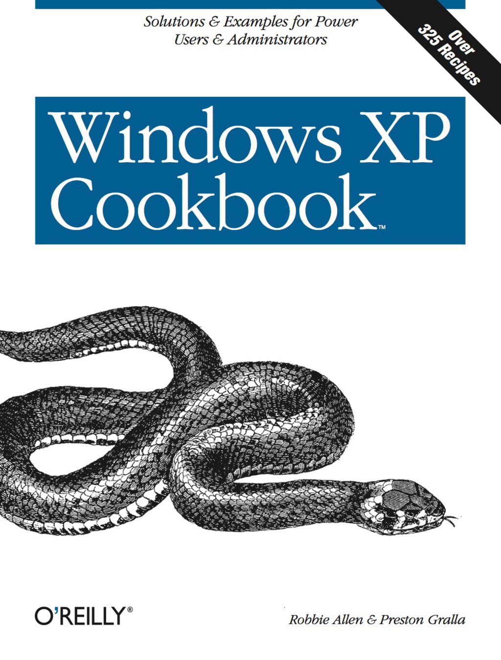 Windows XP Cookbook  1st Edition eBook