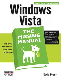 Cover image: Windows Vista: The Missing Manual 1st edition 9780596528270