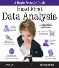 Cover image: Head First Data Analysis 1st edition 9780596153939