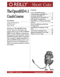 Cover image: The OpenBSD 4.0 Crash Course 1st edition 9780596557416