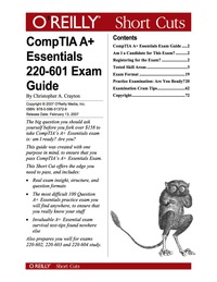 Cover image: CompTIA A Essentials 220-601 Exam Guide 1st edition 9780596557676