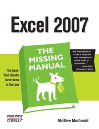 صورة الغلاف: Excel 2007: The Missing Manual 1st edition 9780596527594