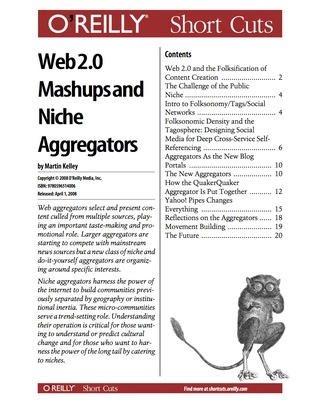 صورة الغلاف: Web 2.0 Mash-ups and the New Aggregators 1st edition 9780596557744