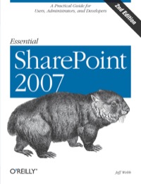 Cover image: Essential SharePoint 2007 2nd edition 9780596514075