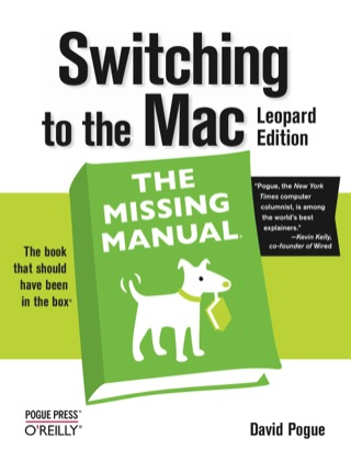 Cover image: Switching to the Mac: The Missing Manual, Leopard Edition 1st edition 9780596514129