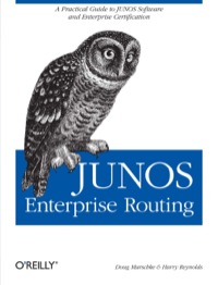 Cover image: JUNOS Enterprise Routing 1st edition 9780596514426