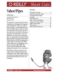 صورة الغلاف: Yahoo! Pipes 1st edition 9780596557881