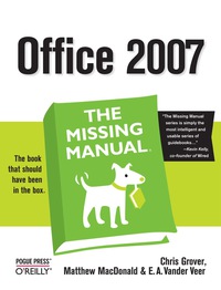 Immagine di copertina: Office 2007: The Missing Manual 1st edition 9780596514228