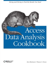 表紙画像: Access Data Analysis Cookbook 1st edition 9780596101220