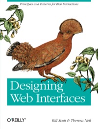 Cover image: Designing Web Interfaces 1st edition 9780596516253