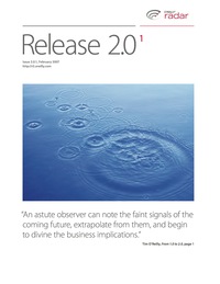 Cover image: Release 2.0: Issue 1 1st edition 9780596558239