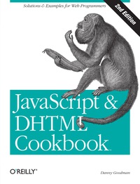 Imagen de portada: JavaScript & DHTML Cookbook 2nd edition 9780596514082
