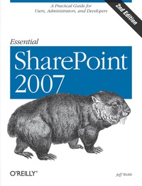 صورة الغلاف: Essential SharePoint 2007 2nd edition 9780596514075