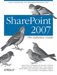 Cover image: SharePoint 2007: The Definitive Guide 1st edition 9780596529581