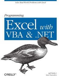 Immagine di copertina: Programming Excel with VBA and .NET 1st edition 9780596007669