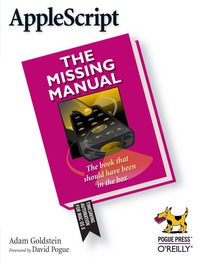 Cover image: AppleScript: The Missing Manual 1st edition 9780596008505