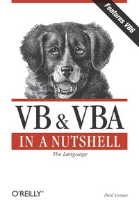 Imagen de portada: VB & VBA in a Nutshell: The Language 1st edition 9781565923584